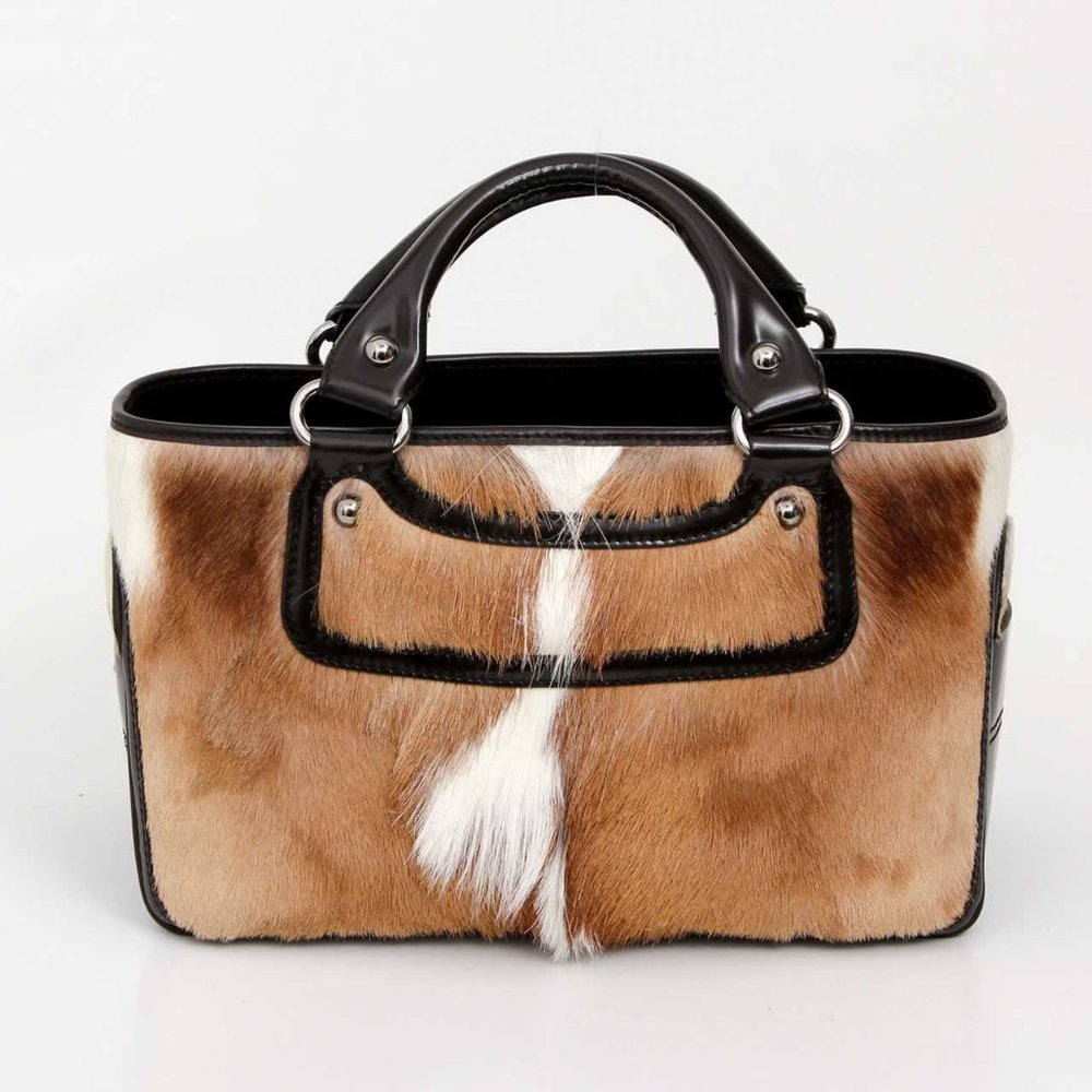 CELINE  pony fur handbag